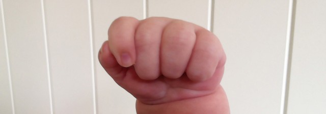 the fist of baby boy max